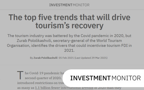 The top five trends that will drive tourism’s recovery