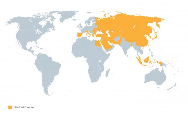 34 Member States currently participate in the UNWTO's Silk Road initiative