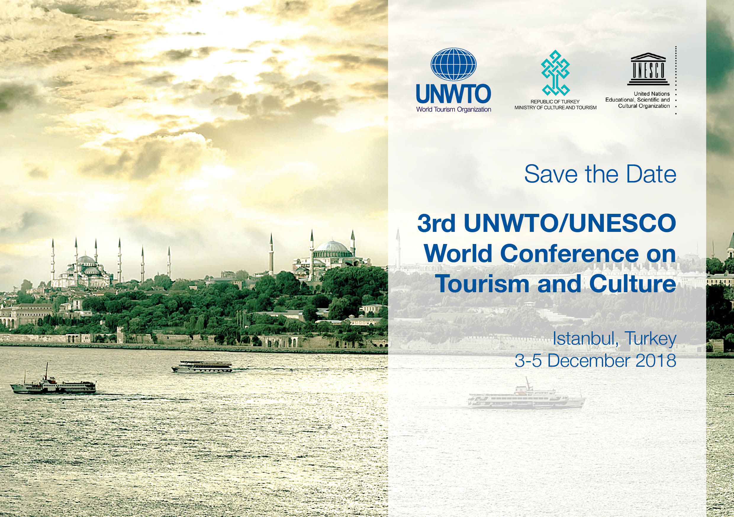 3rd UNWTO/UNESCO World Conference on Tourism and Culture: Benefits for All