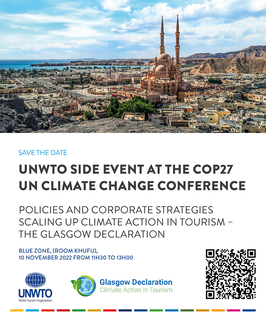 Policies and Corporate Strategies scaling up climate action in tourism the galsgow Declaration - BlueZone, 10-11-2022 11:30 - 13:00