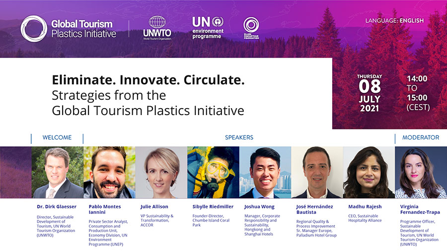 ELIMINATE. INNOVATE. CIRCULATE. STRATEGIES FROM THE GLOBAL TOURISM PLASTICS INITIATIVE